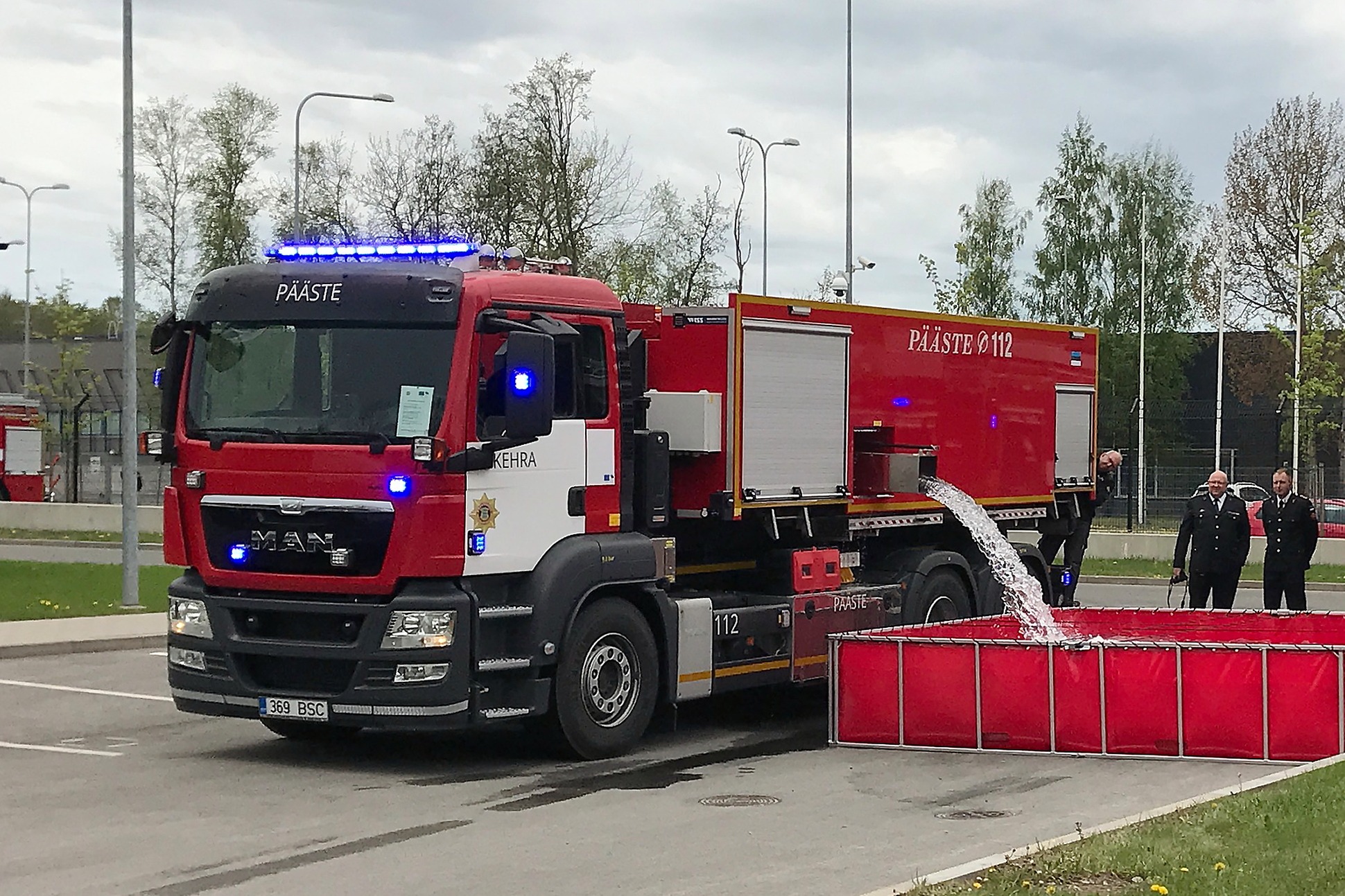 New MAN container vehicles in Estonian Rescue Board fleet