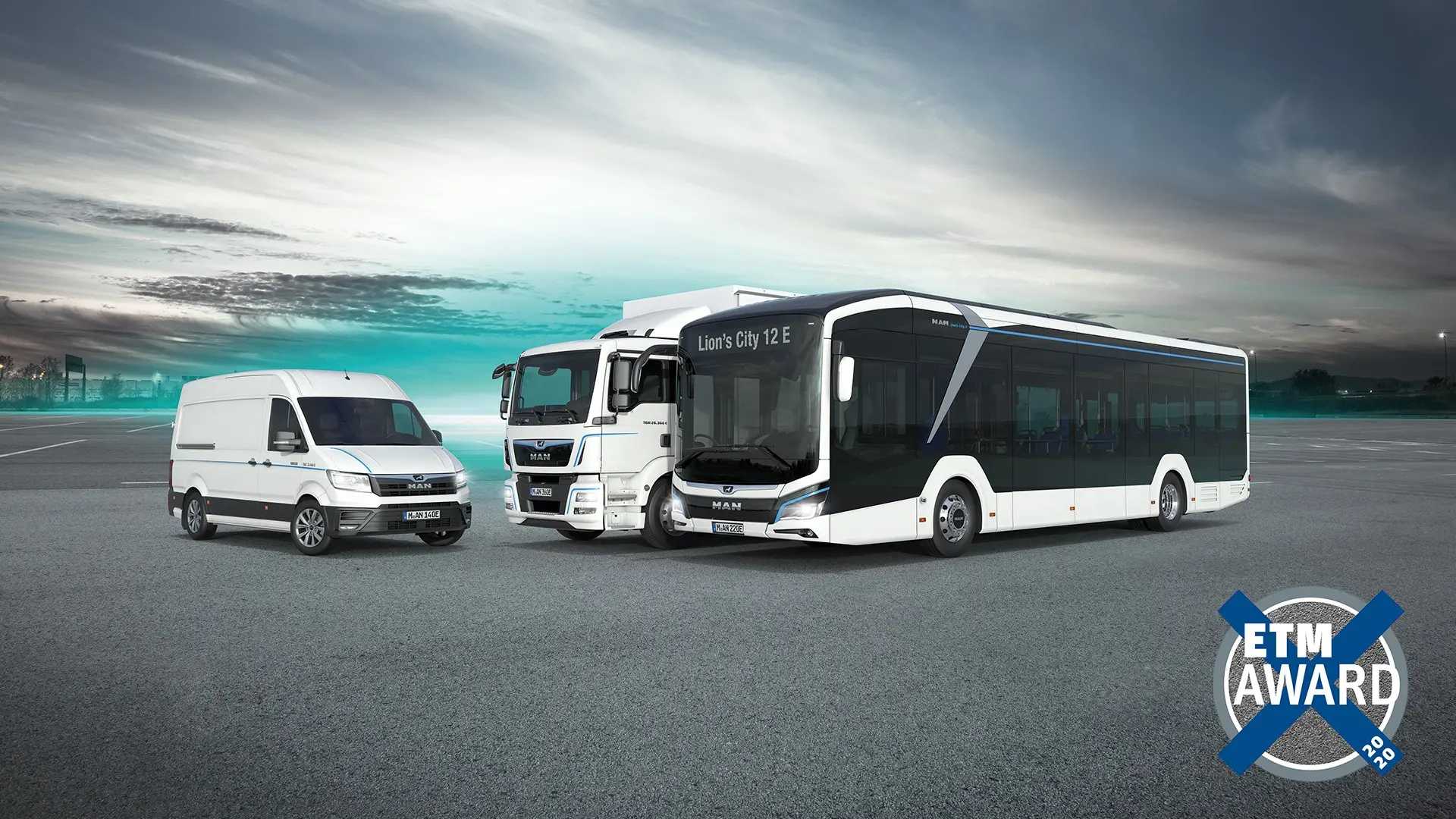 Best truck, best van and best bus: MAN claims ten of the coveted prizes at the 2020 ETM Awards