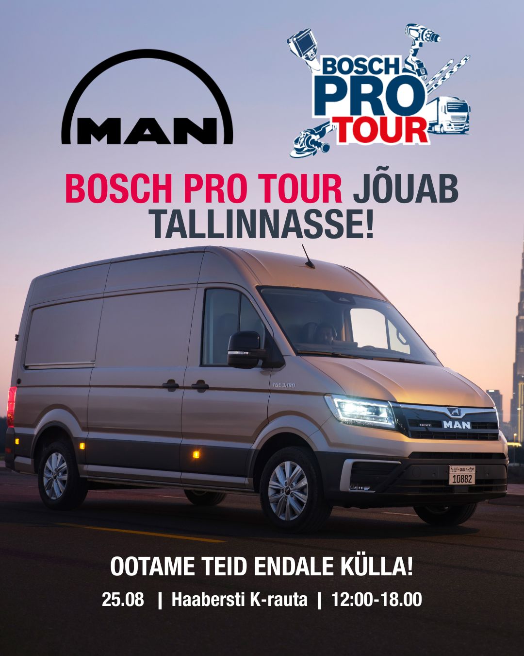 OSALEME BOSCH PRO TOURIL TALLINNAS!