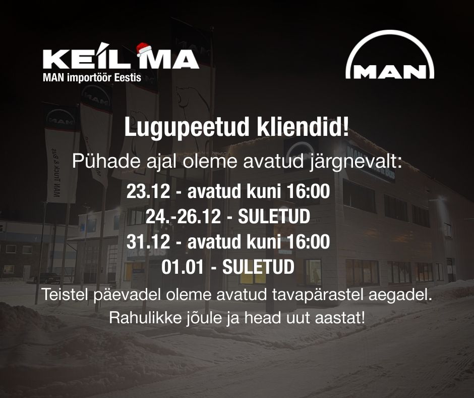 Lahtiolekuajad pühadel